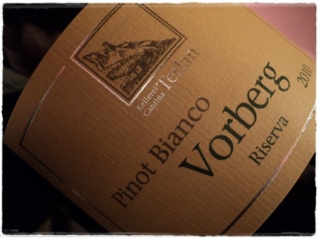 A. Adige Pinot Bianco Riserva Vorberg Terlan - foto A. Di Costanzo