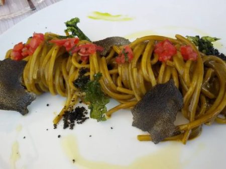 Ristorante Sud, Spaghettone con Anemoni - foto L'Arcante